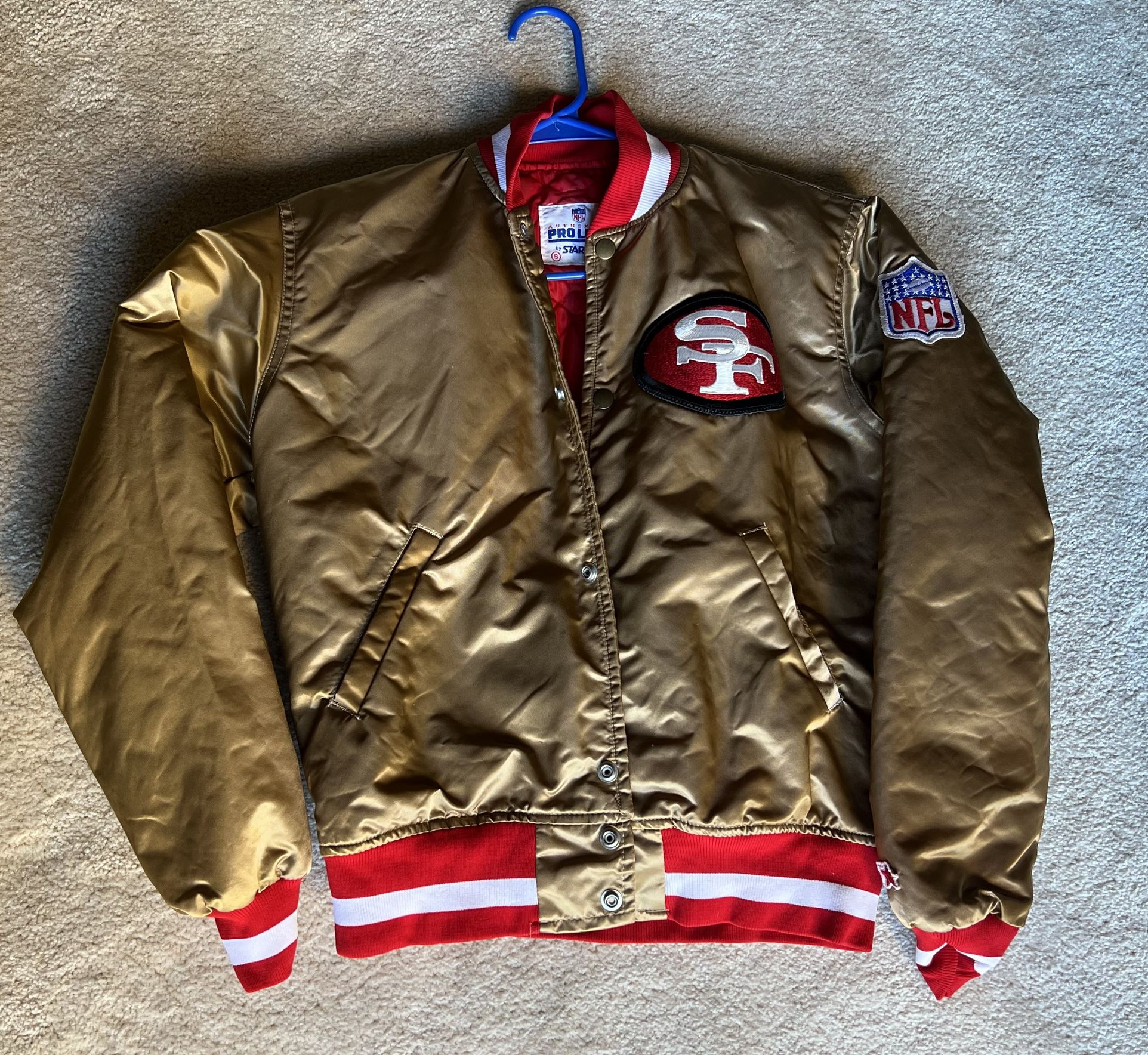 Rare San Francisco 49ers 1988-90’s Gold Proline Starter Jacket Small Men’s
