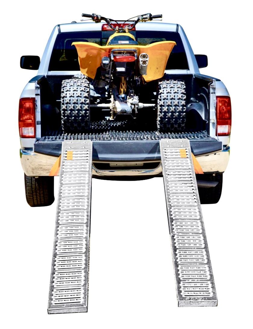 HAUL-MASTER 1000 lb. Capacity 9 in. x 72 in. Steel Loading Ramps, Set of Two