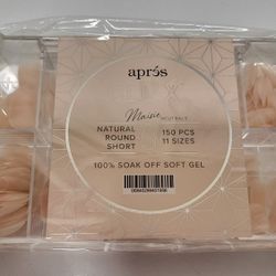 Apres - Natural Round Short - 150 pcs