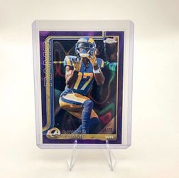 2025 Topps Chrome- Davante Adams #165 Purple Lava Refractor 54/75 SP