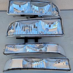 98-04 Chevrolet S10 Blazer Headlights Luces Micas Calaveras Faros Faroles Focos Chevy 