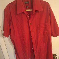 Mens Arrow Short Sleeved Shirt, Size 17.5, In Good Condition