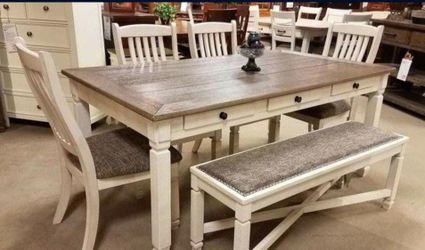 Bolanburg Two-tone Rectangular Dining Set