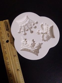 Silicon Mold For Fondant Or Chocolate $9
