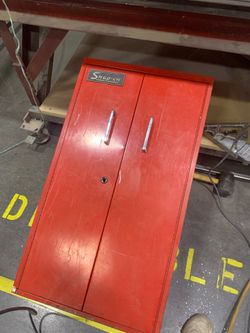 Snap on wall cabinet