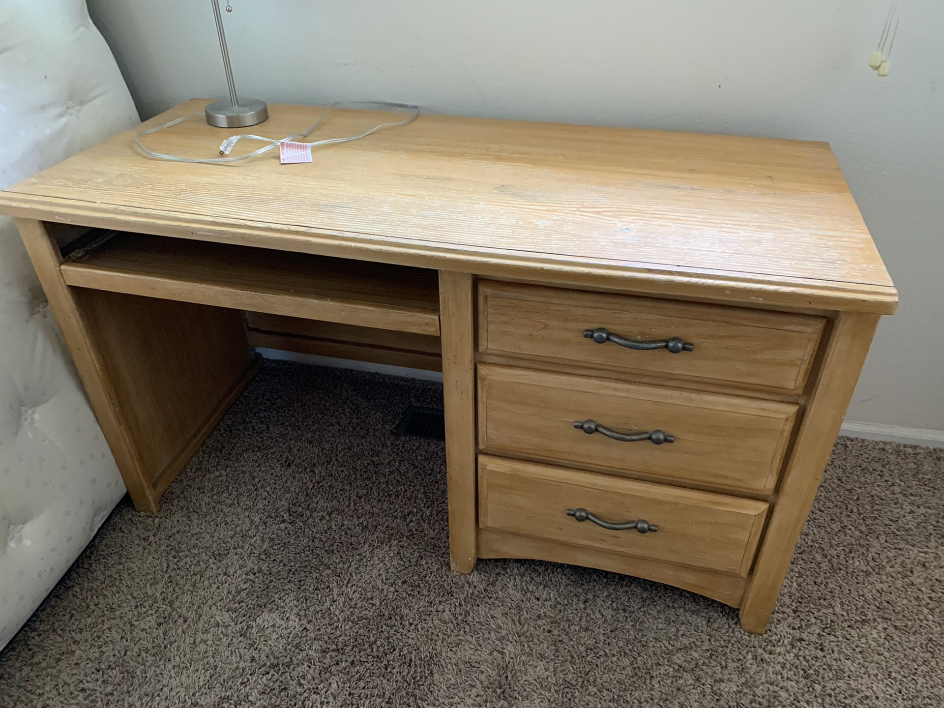 Desk and dresser for sale