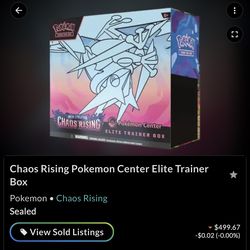Chaos Rising Pokemon Center Elite Trainer Box