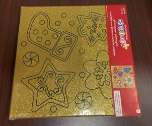 2 New Creatology Glitter Canvas Painting Kits