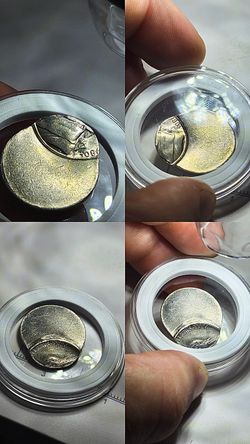 Wow 🤯!! Unusual Jefferson Nickel Foldover Mint Error !