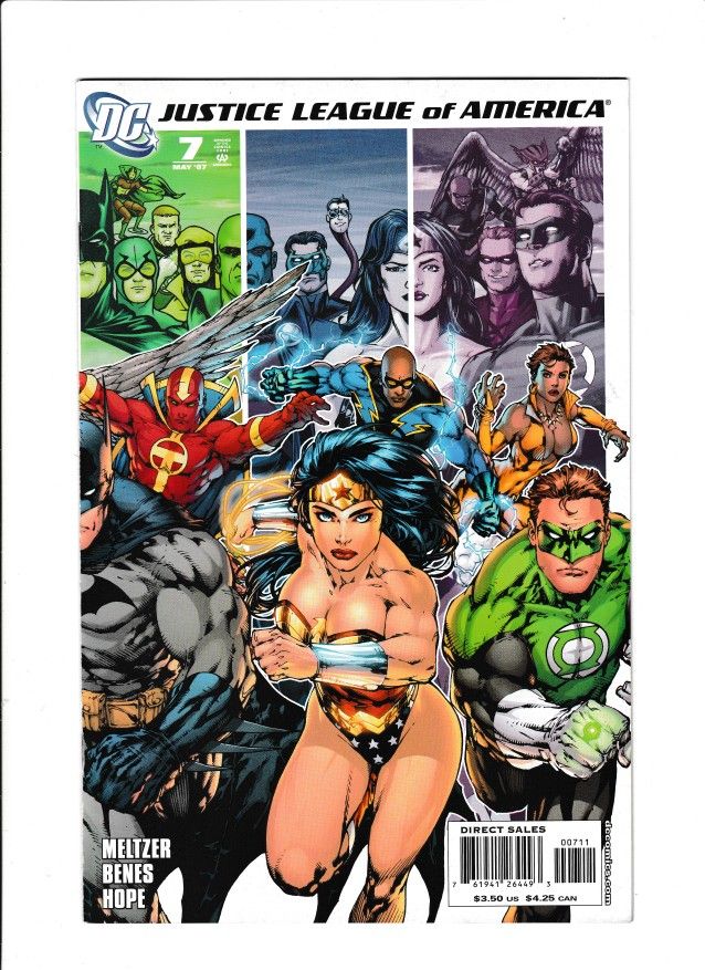 JUSTICE LEAGUE OF AMERICA #07 (2007) ED BENES | DIRECT SALES | RIGHT CONNECTION