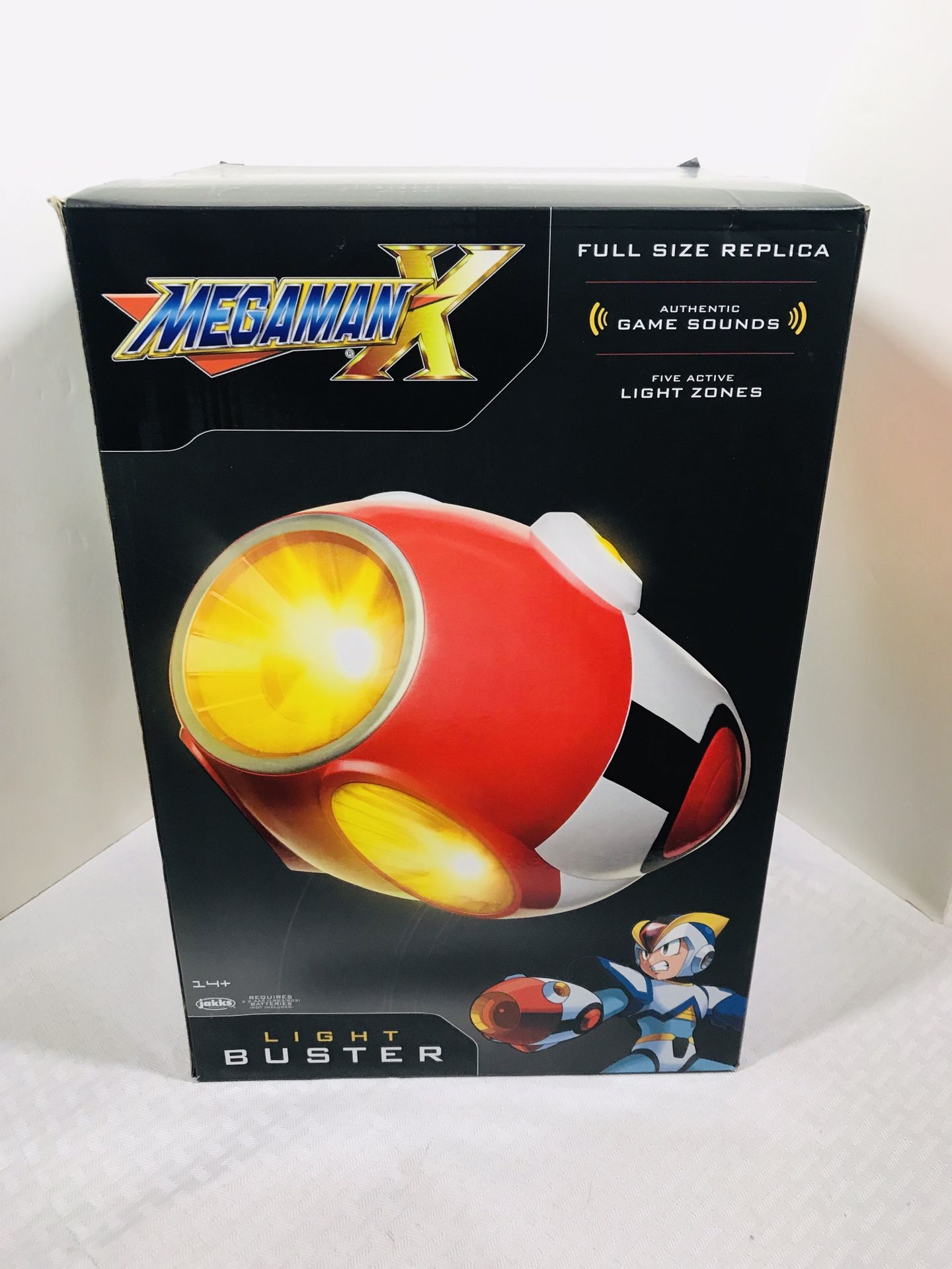 Capcom Jakks Pacific Mega Man X Light Buster Full Size Replica Active Light