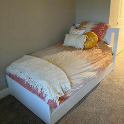 Twin Bed Frame & Mattress :)