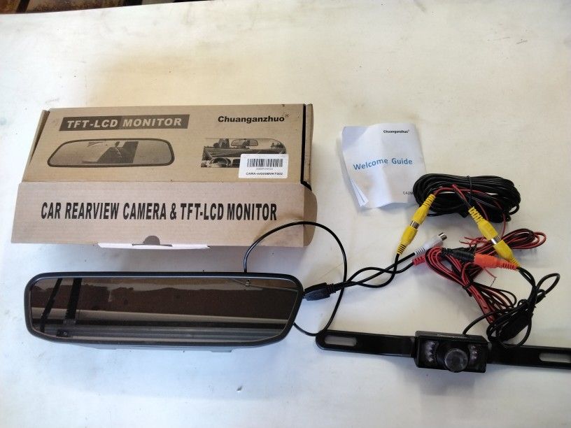 Backup Camera And Rear View Mirror Monitor