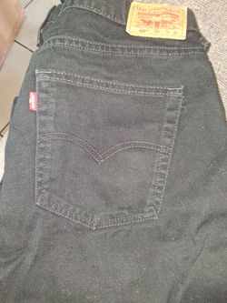 Levi's 550 Black Jeans W34 L28