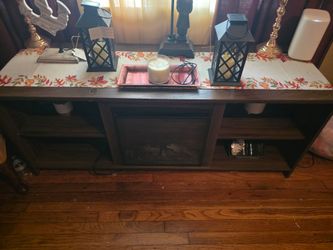 TV stand with electric  fireplace