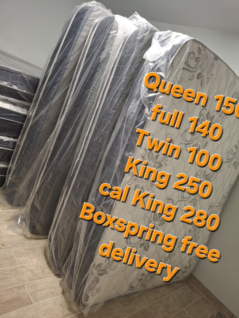 Mattress Pillow Top New