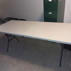 6ft X 3ft Folding In Half Table