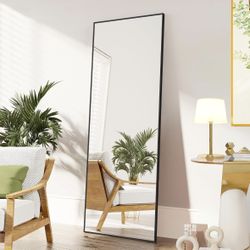 Black Full Length Mirror 59"L x 16"W