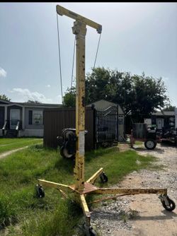 material hoist lift 25' 1500 lb