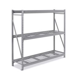 Bulk Storage Rack - Wire Decking, 72” H x 24” D x 72" W