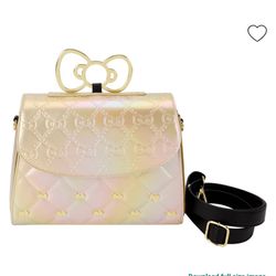 Sanrio Hello Kitty 50th Anniversary Metallic Gold. Crossbody bag