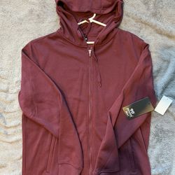 XL Fleece Zip Hoodie (90 Degree By Reflex)