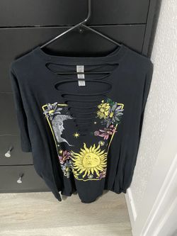 plus size ripped shirt