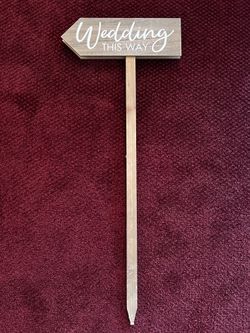 Wedding sign