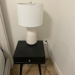 Two Black Bed Tables 