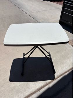 Lifetime folding table: 30”long*20”wide