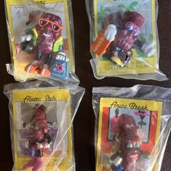 '91 California Raisins Complete Set of 4