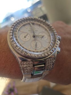 Breitling Watch Added Diamonds