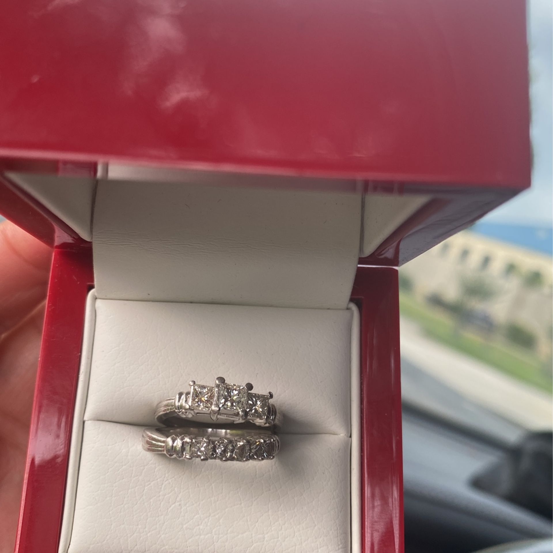 Gorgeous Wedding Set “ Past, Present , Future Style .