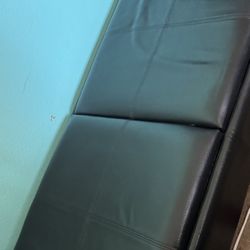 Black Two Seater Chair 