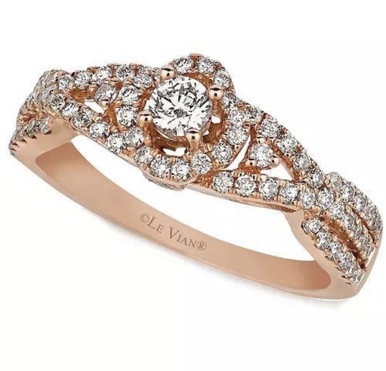 LeVian wedding set 14kt yellow gold 