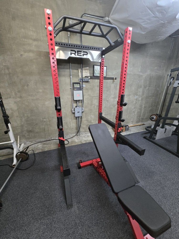 REP Weight Rack with Bench