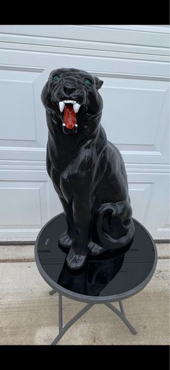 3 foot tall, panther statue