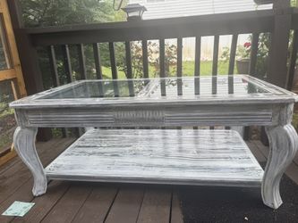 Antique Wood Coffe Table