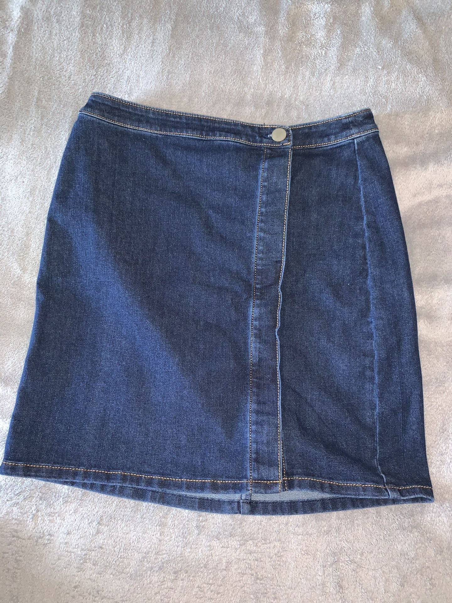 jean skirt