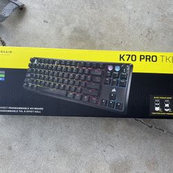 Corsair K70 PRO TKL Hall Effect Programmable Keyboard 