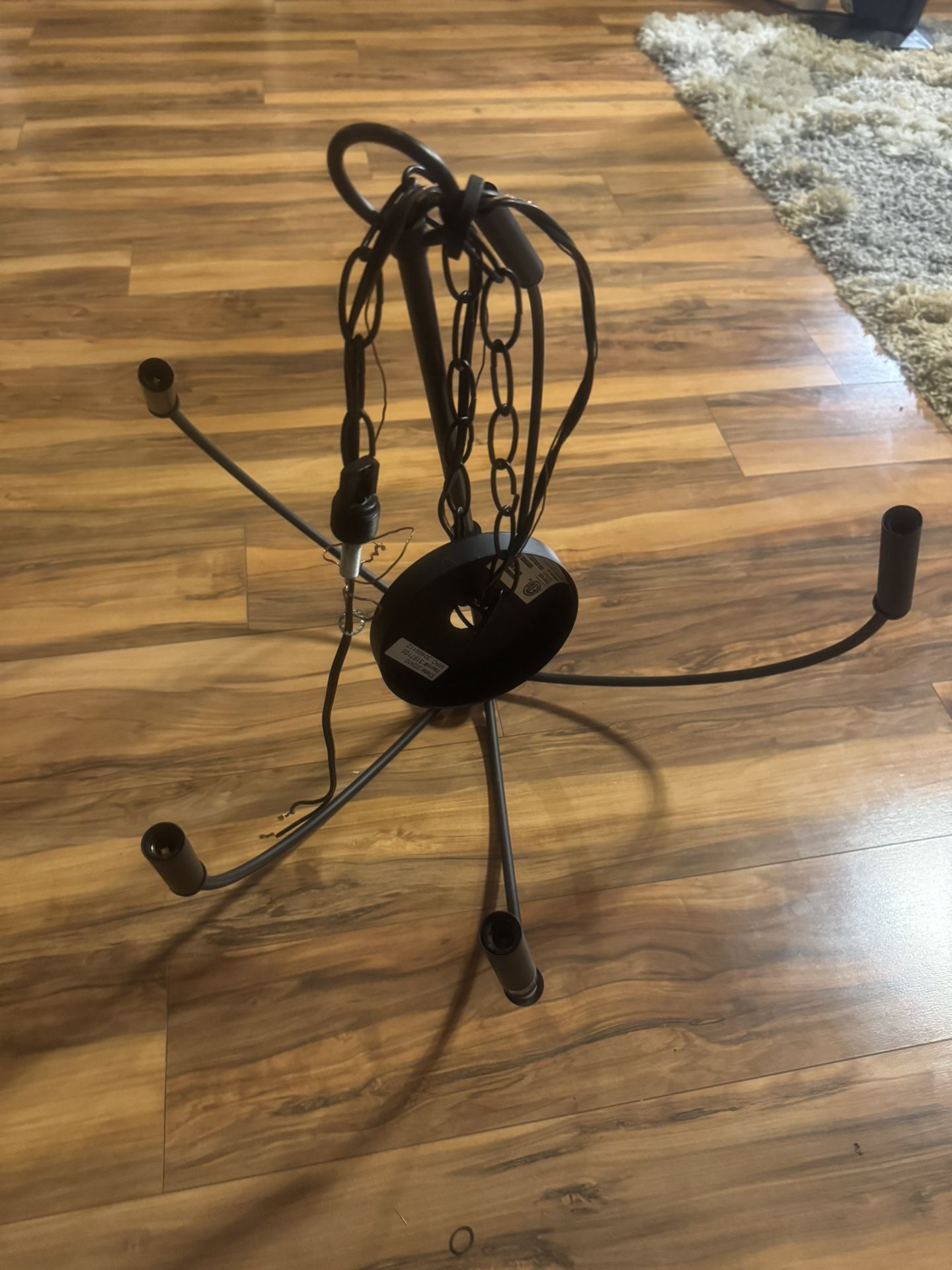 (2) Chandeliers & (2) Vanity lights 