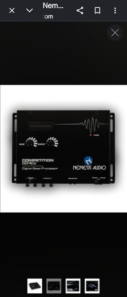 Nemesis Audio  NA-BASSPRO
Competition Series Digital Bass Processor with Bass Knob, Black
   Brand New