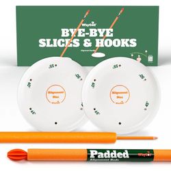 Why Golf Alignment Bundle (2 Discs + 2 Rods)