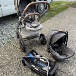 Nuna Mixx Stroller And Car seat Set