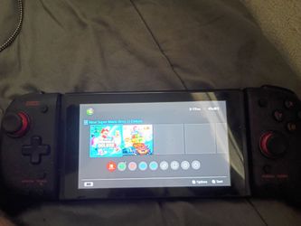 Nintendo Switch with Third-Party Grip Controller