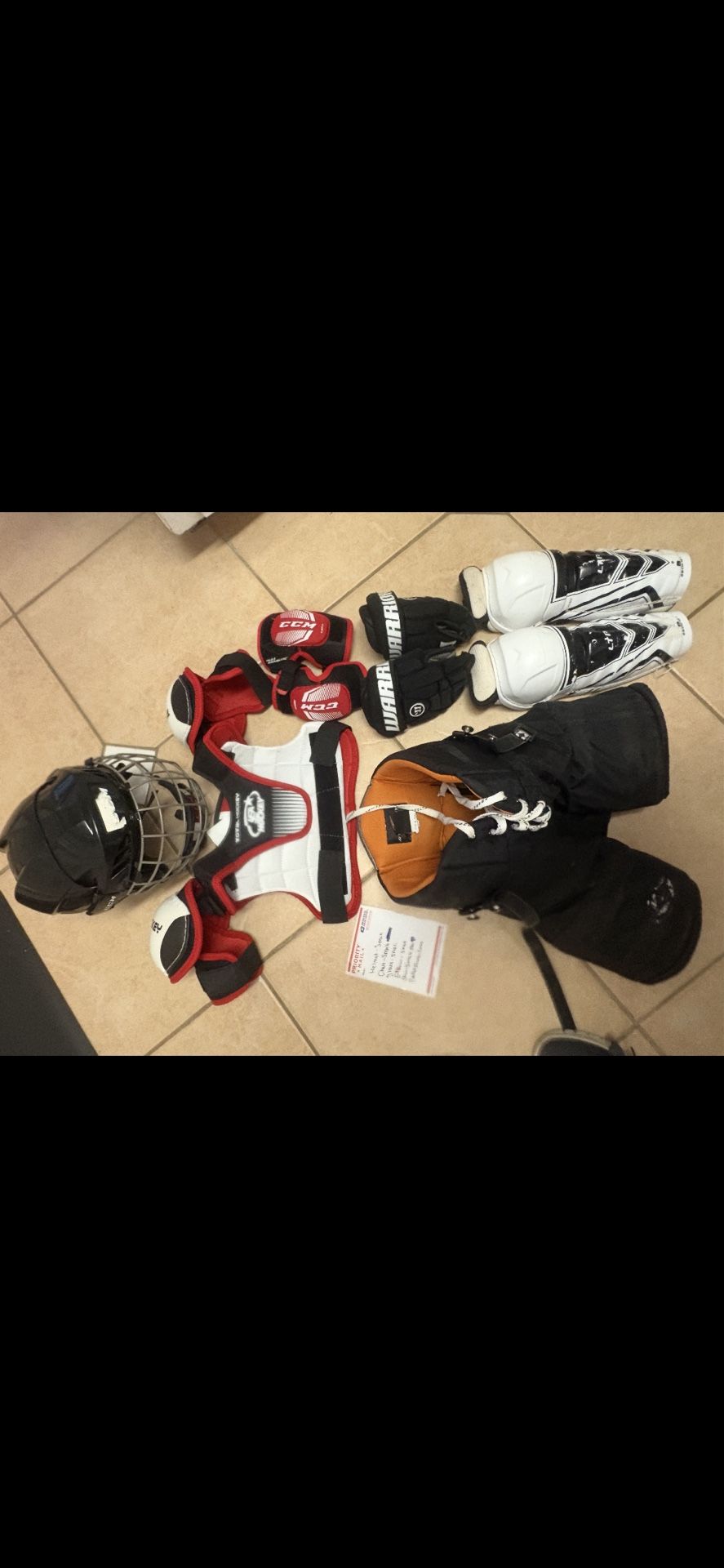 Size Small Hockey Equipment