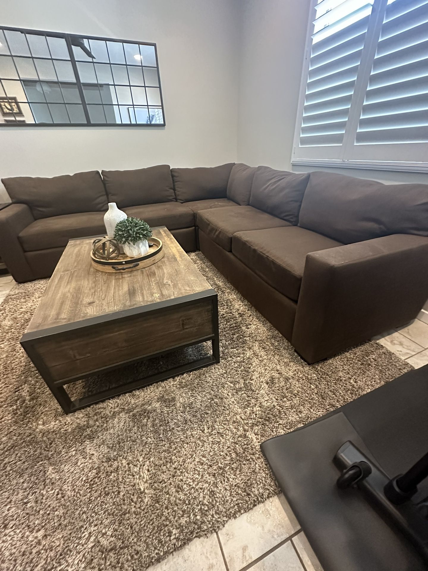 Brown Sectional Couch