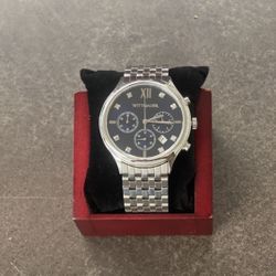 WITTNAUER MEN’S CHRONOGRAPH BLUE DIAL WATCH WN3104
