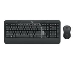 Logitech MK540 Advanced Wireless Keyboard and Mouse Combo for Windows, 2.4 GHz Unifying USB-Receiver, Multimedia Hotkeys, 3-Year Battery Life, for PC,