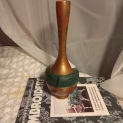 Antique Japanese Copper Vase Antique,